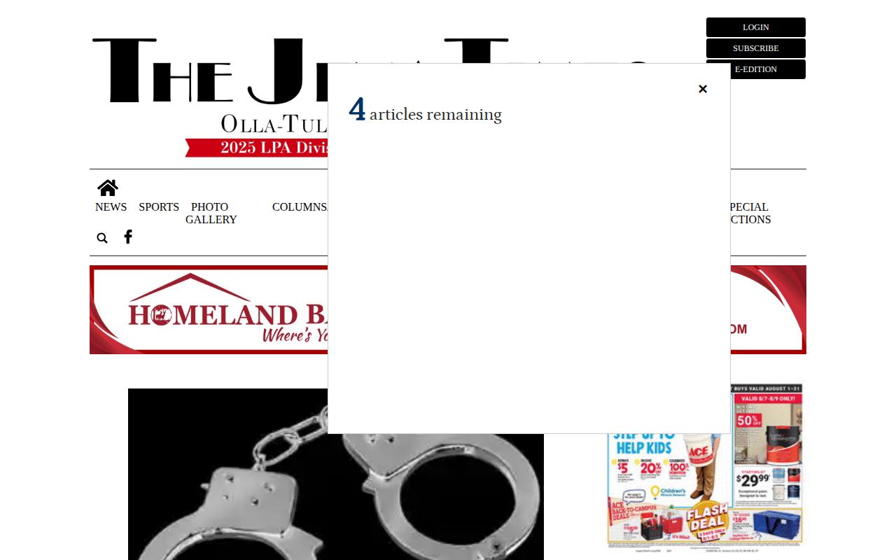 Catahoula Parish arrest report in the local news