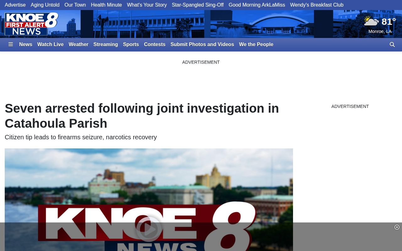 Jonesville and Catahoula Parish arrest news record source